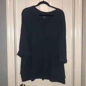 Lane Bryant Blue blouse